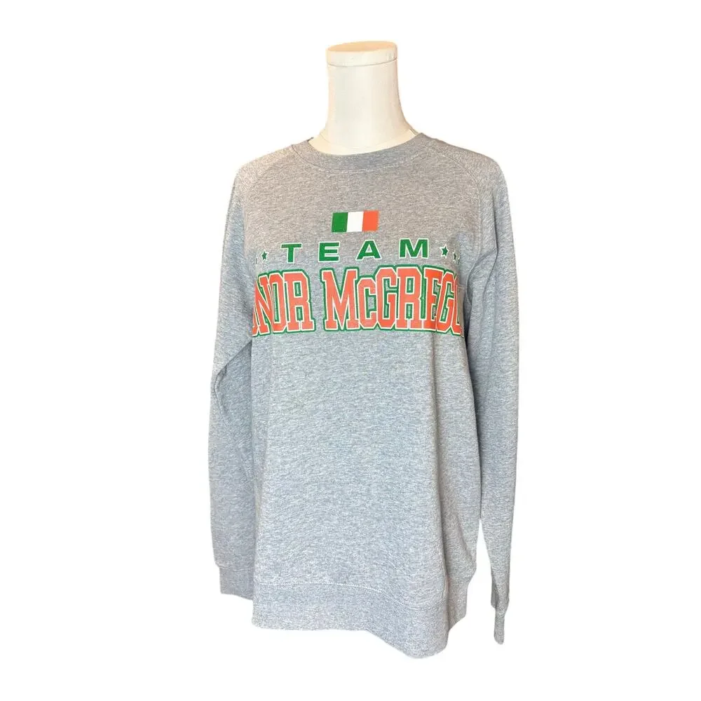 UFC Conor McGregor Gray Sweatshirt Size S - New Without Tags - Picture 5 of 6